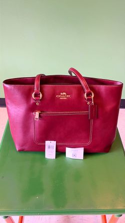 Coach Leather Tote Bag
