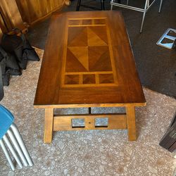 Wood Coffee Table Very Solid