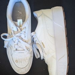 White Puma Platform Sneakers