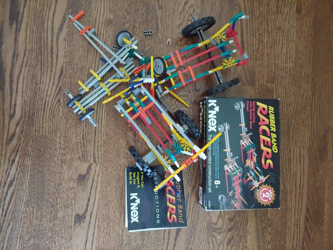 FREE K'nex Rubber Band Racers