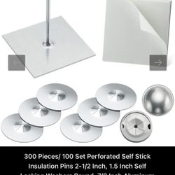 Insulation Pin2 1/2 In Clavos Para Techos Cilindros Y Paredes