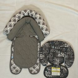 Head Support & for Infants/Babies- Grey & White