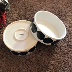 Crate & Barrel Dog Bowls