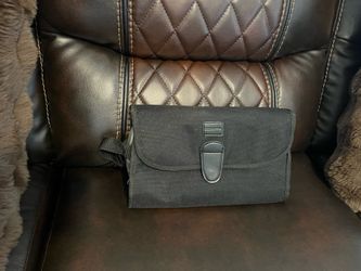 Claiborne tri-fold travel hanging toiletry organizer