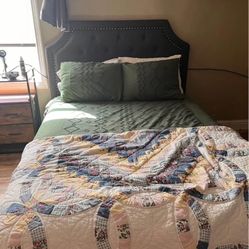 Full Size Bed Frame + Mattress $450 OBO