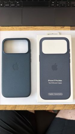 Apple iPhone 17 Pro Max TechWoven Case — Blue