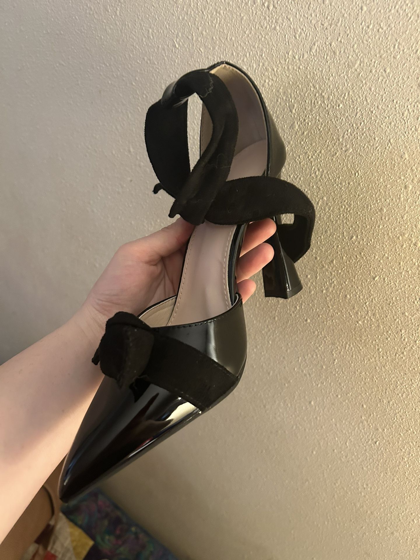 Black Pointed Heels