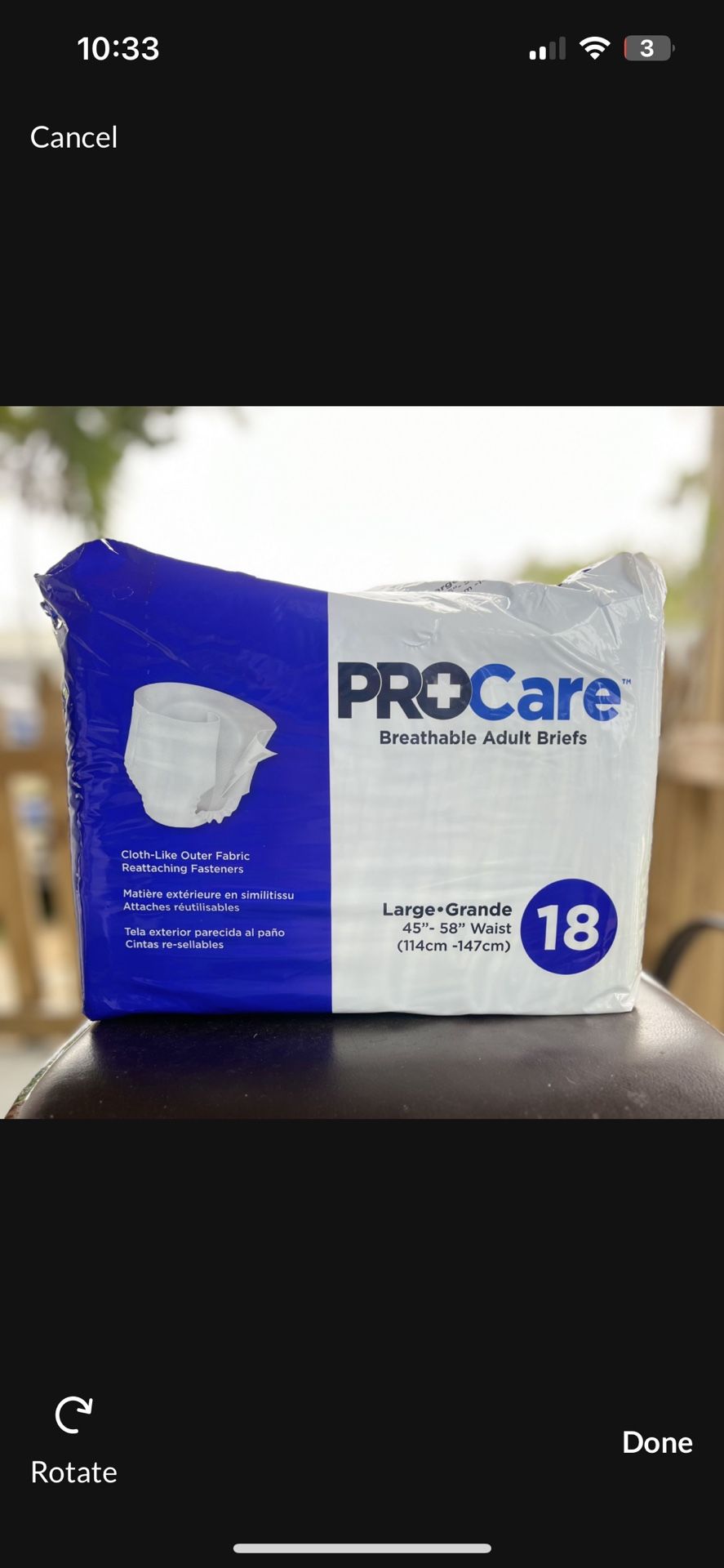 Pampers de Adultos talla L