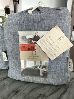 Grey Duvet Cover (King Or Full/Queen)