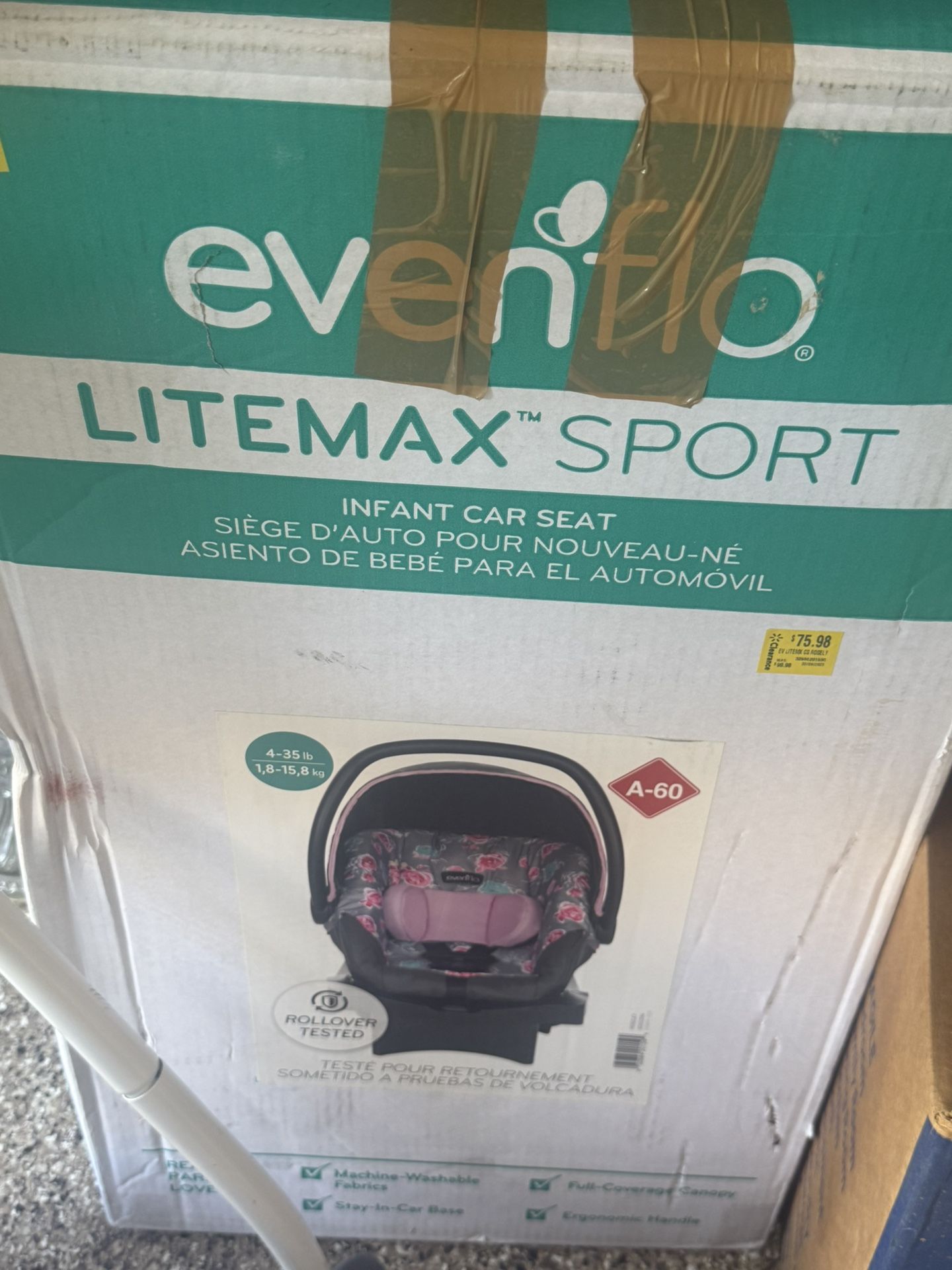 Evenflo  Infant Car Seat For Girls 