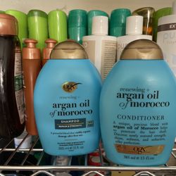 Ogx Argan Oil Shampoo And Conditioner Set 