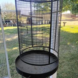 Vintage iron bird Cage