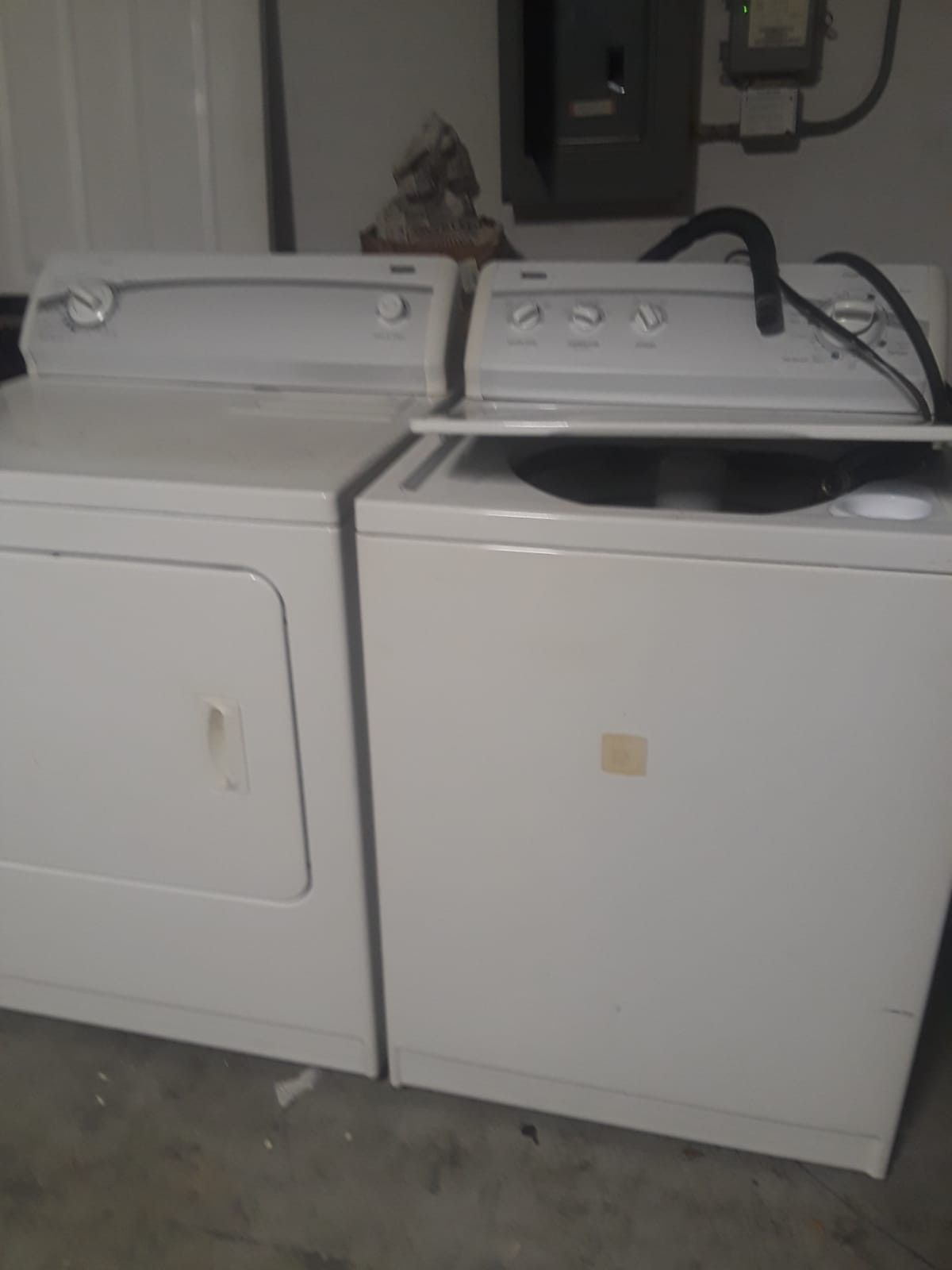 Kenmore washer machine and dryer