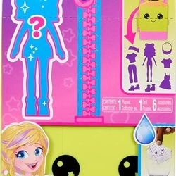 Polly Pocket Dolls & Playset, Lil’ Styles Travel Toy Collection With 3-inch Doll And Accessories