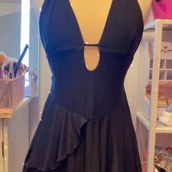 Windsor Ruched Halter Mini Dress