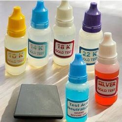 Jewelry testing kits for 10-24k gold n silver $79