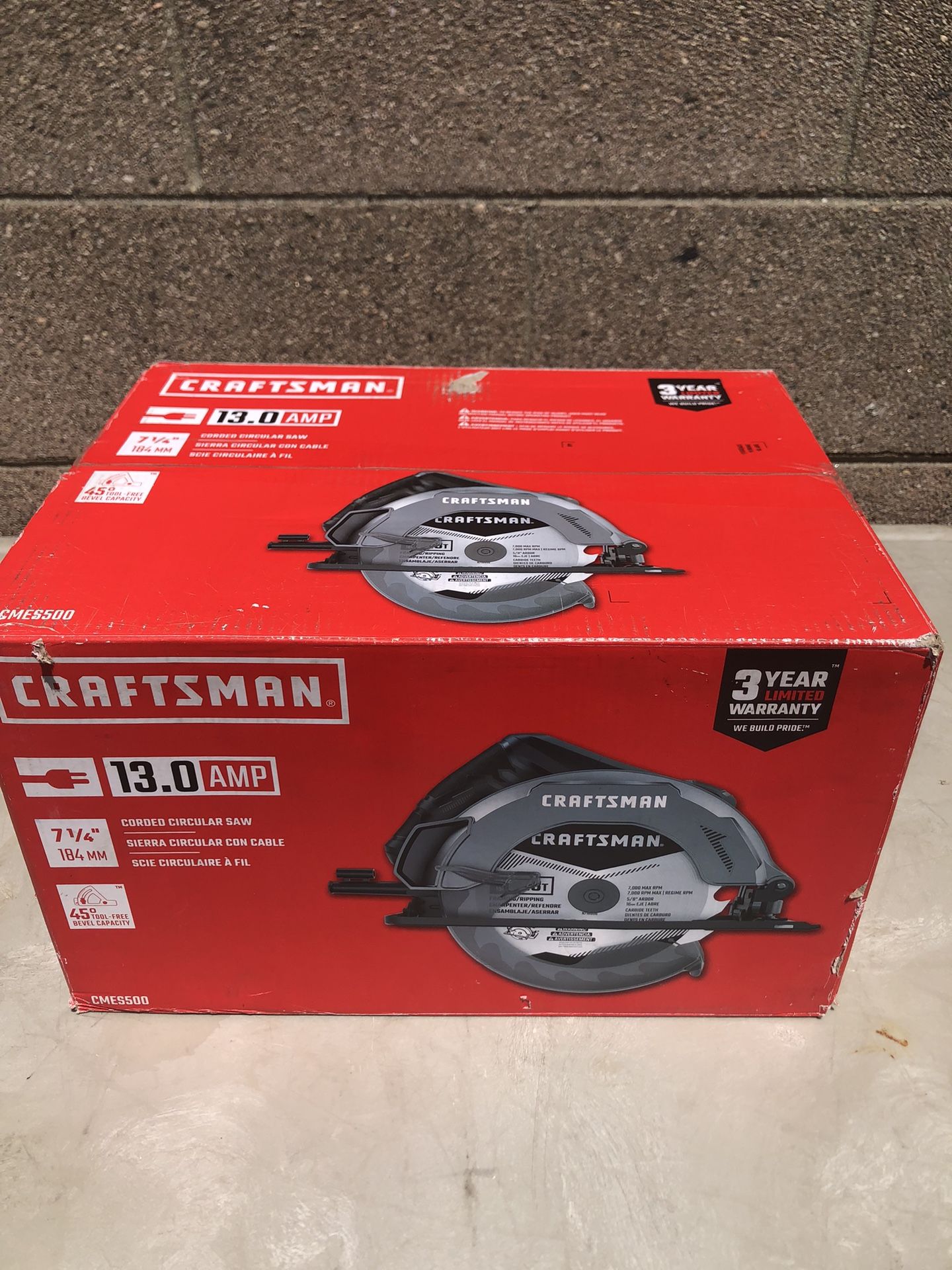 CRAFTSMAN CMES500 13-Amp 7-1/4 inch Corded