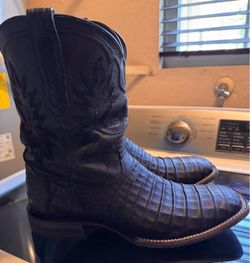 Cody james black caiman exotic boots