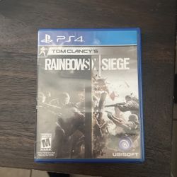PS4 game rainbow six siege