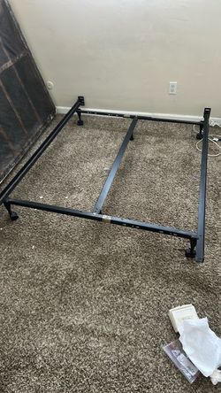 Bed frame and full size box spring