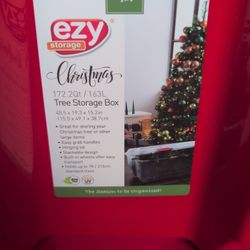 2 BIG CHRISTMAS TREE STORAGE BOXES