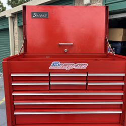 Snap-On KRA59C 9 Drawer Flip Top Chest Red 26'' Wide 1 Key USA 1978