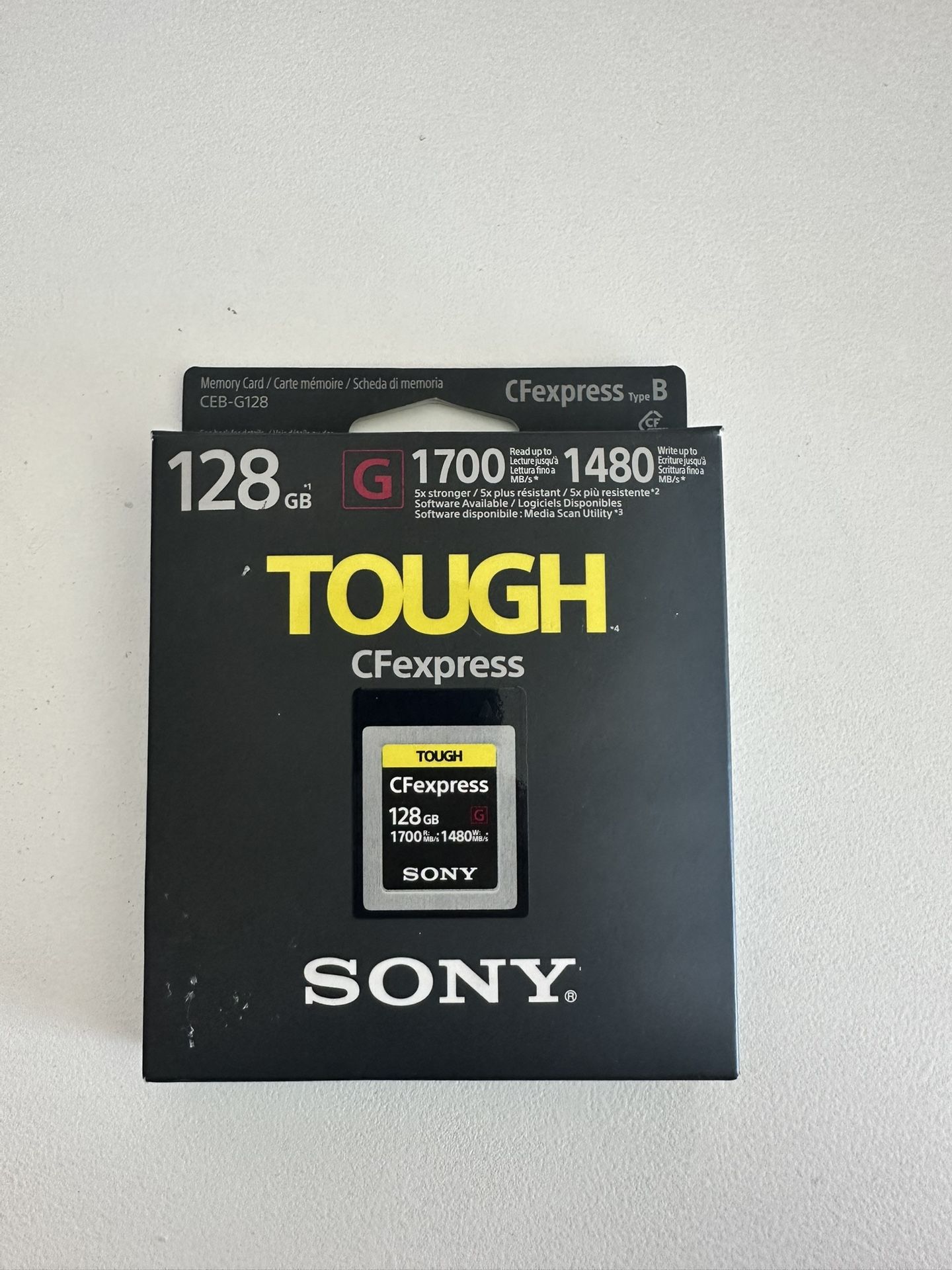 Sony 128GB Tough CFexpress Type B Memory Card