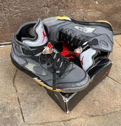 Off white Jordan 5 size 10