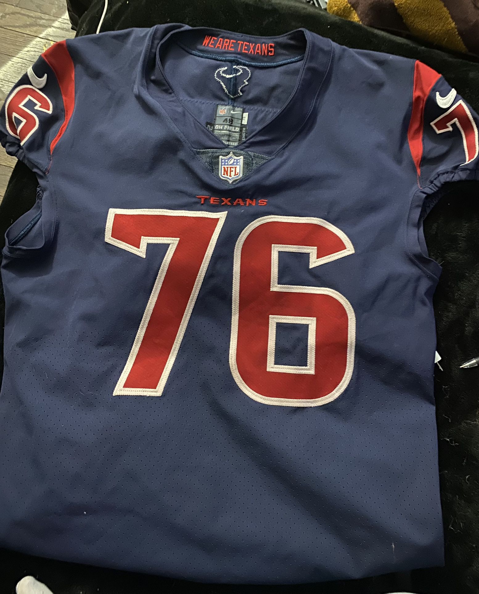 Nike NFL Texans#76  Player/Game Day Jersey 