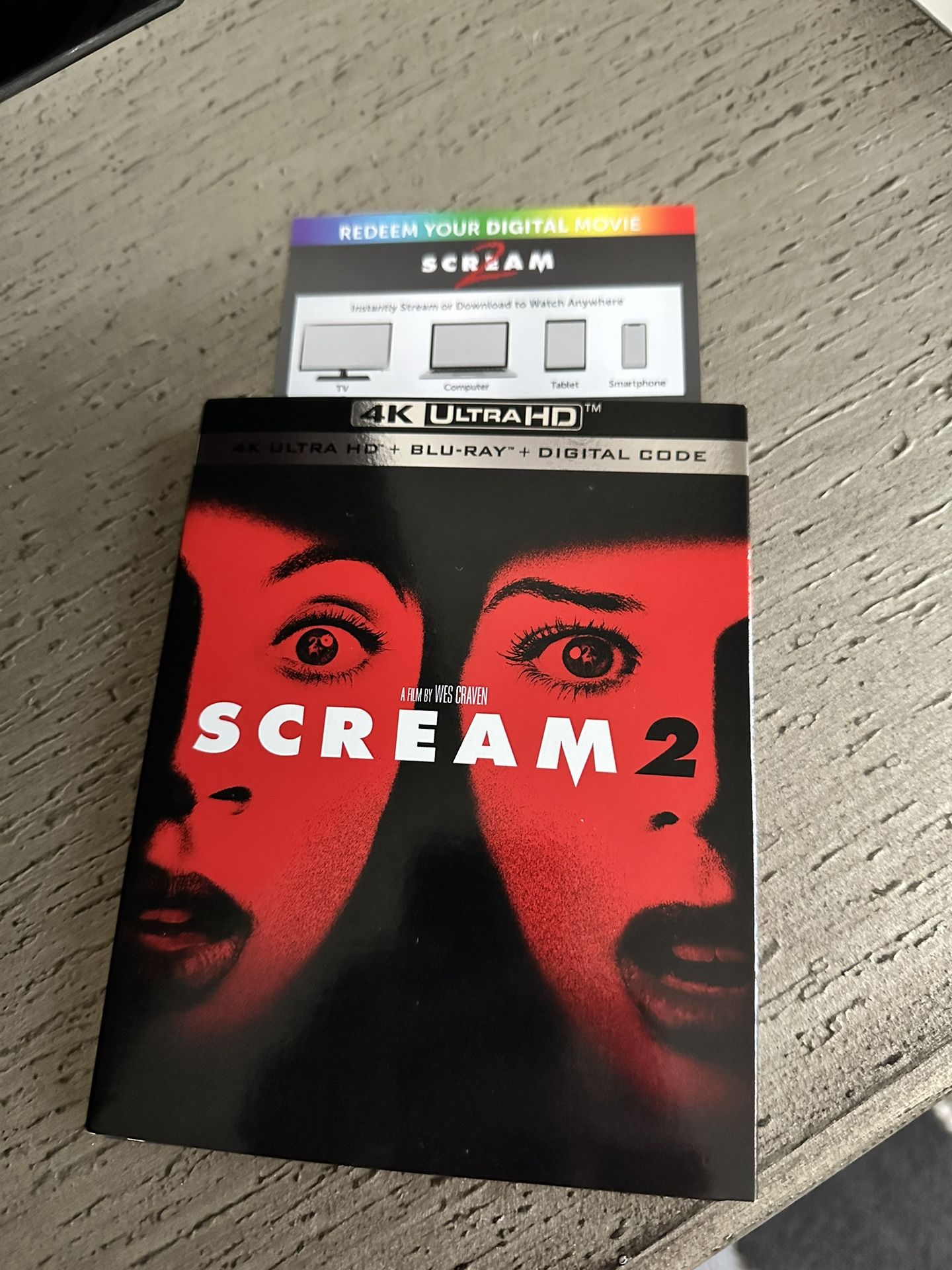 Scream 2 4k Dolby Vision Digital Code 