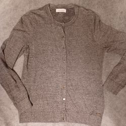 Women's Calvin Klein Long Sleeve Button Up Shirt Size Medium