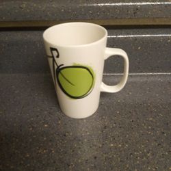Starbucks Coffee 2009 Dot Collection Green Bicycle Mug 16 Oz