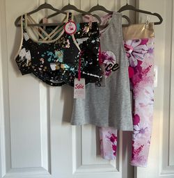 Justice dance top bottoms X-Small