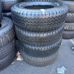 Set of four Used Goodyear 265/70R17 $300