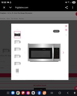 Frigidaire 1.8 Cu Ft Over-The-Range Microwave Stainless Steel LFMV1846VF