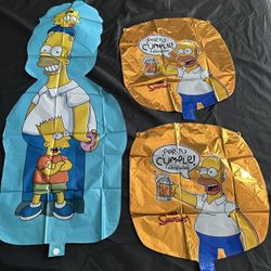 The Simpsons balloon birthday bundle