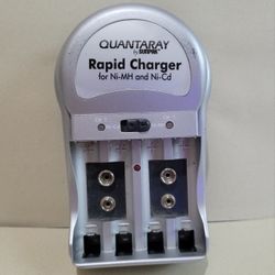 Quantaray Model V3969 Rapid Charger For Ni-MH And Ni-Cd Batteries.