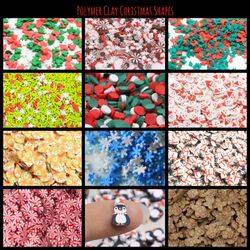 Polymer Clay Shapes 100 To Pick From Christmas Mickey, Grinch, 