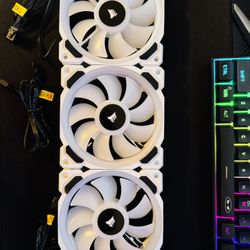 Corsair RGB White Fans