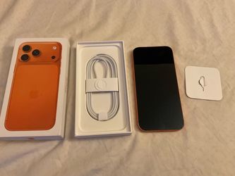 Apple 17 Pro Max 256GB Cosmic Orange – Unlocked – Box & Cable