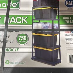GRREENMADE 5 -TIER RESIN SHELVING