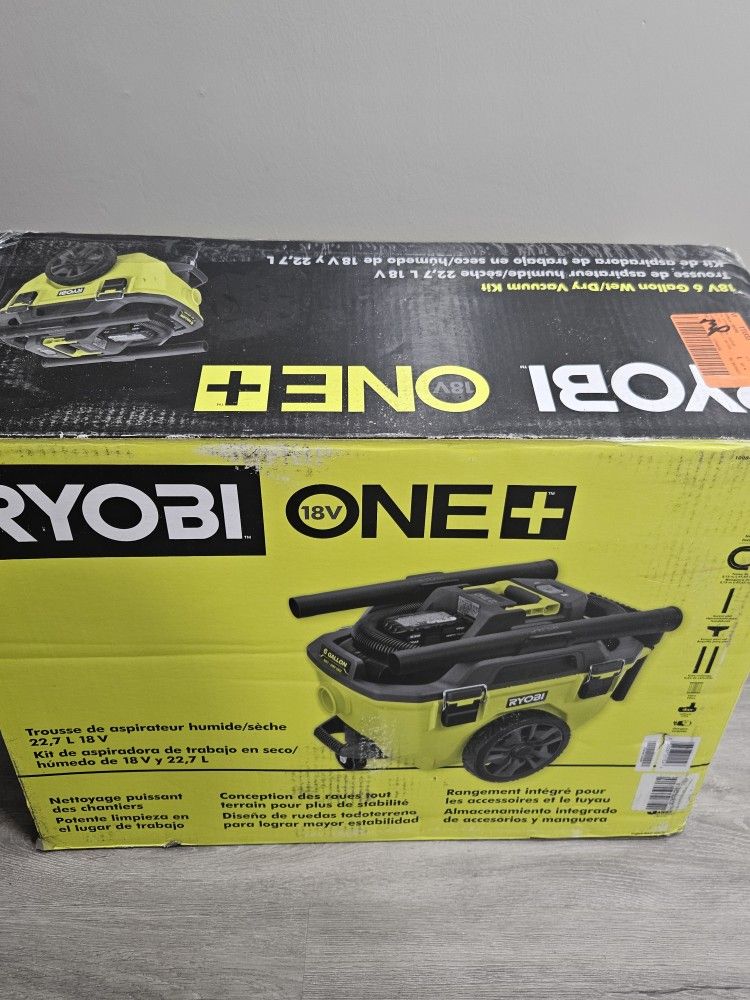 Ryobi 18v 6 Gal Shop Vac