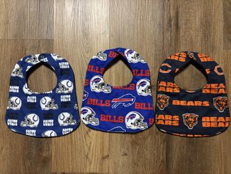 Colts, Bills, Or Bears Baby Bib