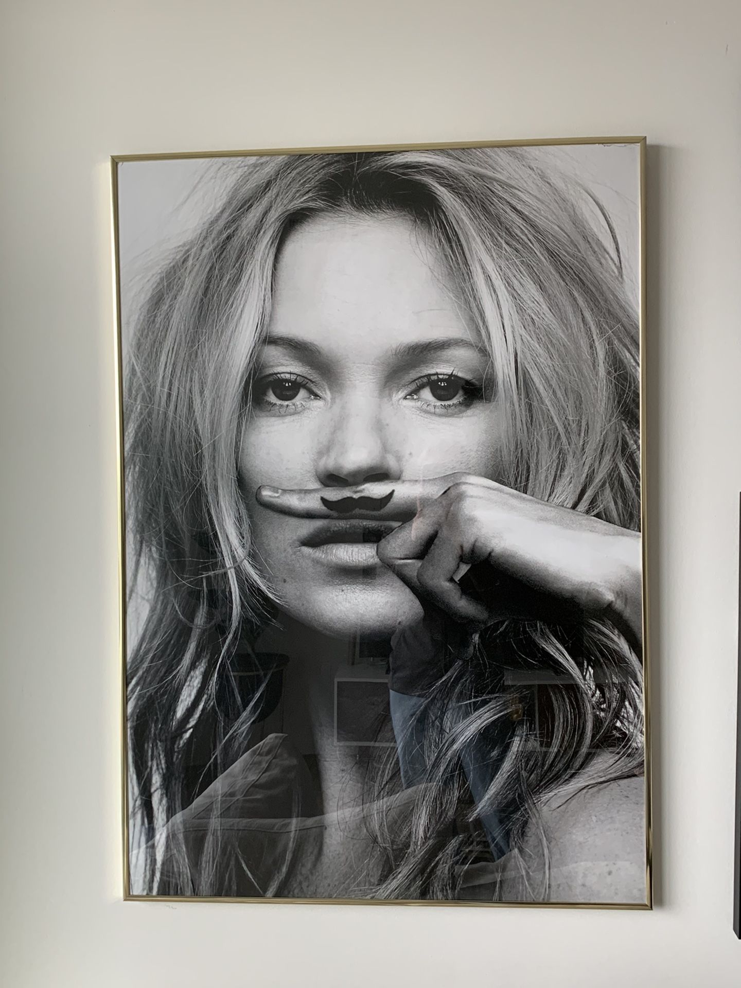 Kate Moss Framed Oversized Art