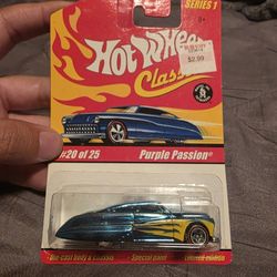 2004 Hot Wheels PURPLE PASSION Classics Series 1 #20/25 Spectra-flame BLUE
