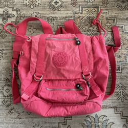 Kipling Hot Pink Backpack