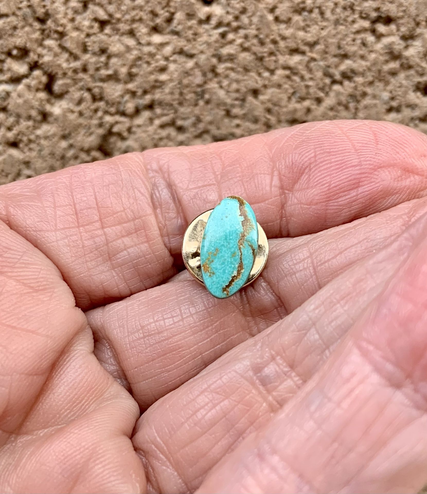 Turquoise Lapel Pin