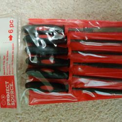 NEW! PROJECT SOURCE 6 PC Needle File Set (#0159850) - Detail/Hobby/Metal Work