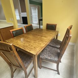 Dining Table With 6 Chairs