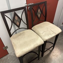 2 Bar Stool Chairs 